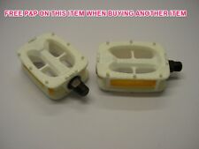 DAMEN ODER HERREN TOURIST, ROADSTER, RALEIGH SHOPPER, FOLDER WEISS 9/16"" FAHRRADPEDALE