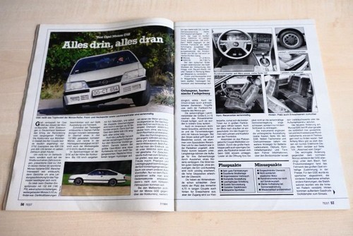 Mot 1984 opel monza - mot, 07/1984