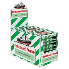 (36,25€/1kg) Fishermans Friend Mint ohne Zucker, Pastillen 24 Beutel