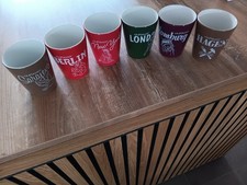 VAPIANO HOME CUPS  / 6 Stück Kaffeetassen / Kaffeebecher / Sammler / RAR