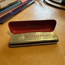 M.HOHNER Golden Melody G Mundharmonika / B0X vintage