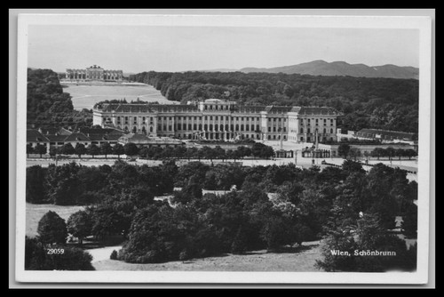 Ansichtskarte wien schloss - wien,