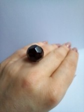 Wünderschöner Bernstein-Silberring verstellbar 