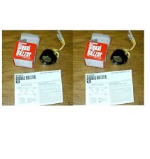 2 Signalgeber Blinker Buzzer Hupe 6V (12V) Alarmanlage Roller Mofa Motorrad Quad
