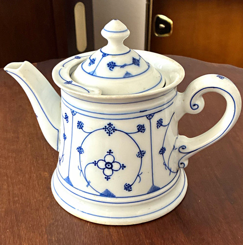 Altwasser teekanne blau - altwasser, blau-weiß