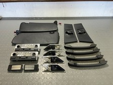 BMW E46 Limousine Facelift OEM Set Schwarz Dachhimmel Sonnenblenden Griffe...