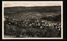 Ansichtskarte Murrhardt, Teilansicht 1937 