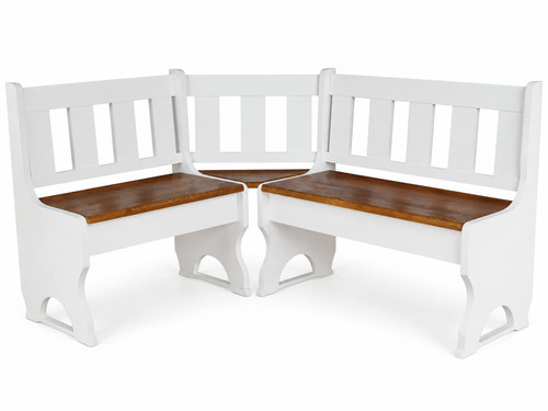 Eckbank kiefer massivholz - eckbank,