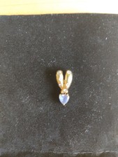 14kt Gold Tansinit Anhänger