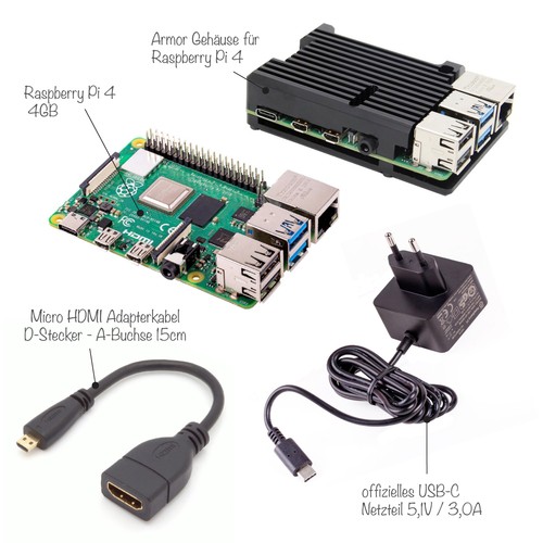 Raspberry 4gb kit - pi,