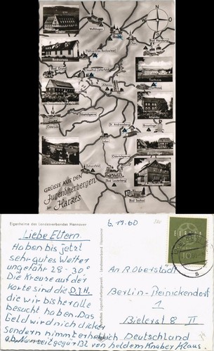 Ansichtskarte niedersachsen - ansichtskarte, .niedersachsen
