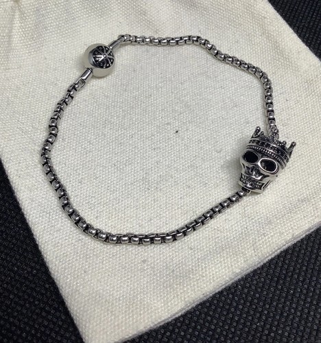 925 silber totenkopf könig - totenkopf,