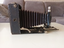 Voigtländer Bergheil Heliar f 13.5cm 1:4.5 antike Balgenkamera