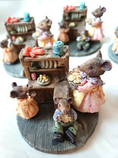 Winterfiguren 5 x Figur Mäuse