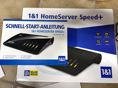Homeserver speed router - 1&1,