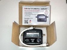 DUR-line SF 2400 Pro Satfinder mit Zeiger- und LED-Anzeige (100514) - wie neu