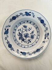 Suppenteller 21 cm Wellco Design original Zwiebelmuster Markenporzellan