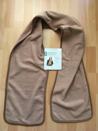 Fleece schal beige - schal, braun