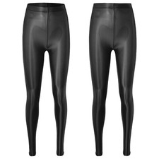 Damen glossy leggings - glossy,
