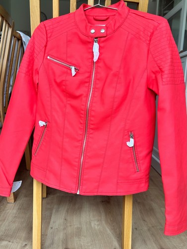 Only rote damen lederjacke - damen,