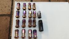 16 Tuning LugNuts Radmuttern Felgenschloss M12x1,5 Honda CRX EE8 CIVIC EE9 88-91