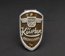 Original Steuerkopfschild Kürten Braunschweig, Seltenheit #L1