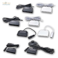 Mini AMP Verteiler weiß/schwarz, Anschluss-Adapter für zB LED-Leisten & Stripes