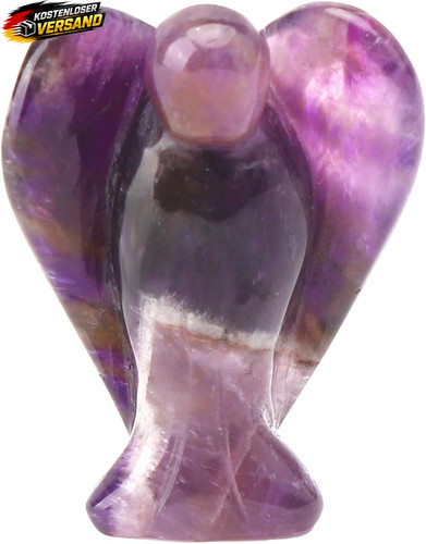 Amethyst schutzengel statue - amethyst,