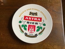 Dekorativer Wandteller ASTRA BIER - Hamburger Bavaria und St.Pauli Brauerei