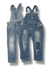 2er Set Latzhosen Mädchen & Junge Gr.98