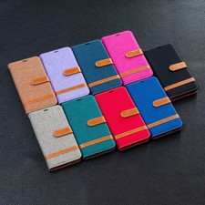 Flip Denim Card Wallet Stand