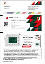 Sammlerticket FC Augsburg - FC