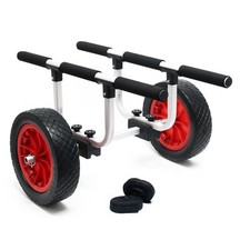 Alu Transportwagen 90kg großes PU-Rad Ø31cm Kajakwagen Kanu Kanuwagen Kajak