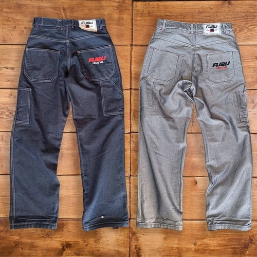 Fubu jeans shiny navy vintage - jeans,,