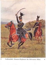 837505) AK Husaren Regiment der schwarzen Schar Braunschweig 