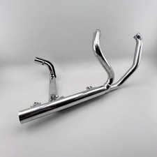 Harley Davidson Touring Auspuffkrümmer Krümmer + Cross Over 66849-10 Chrom