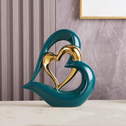 Herzornament skulptur liebe - herzornament,