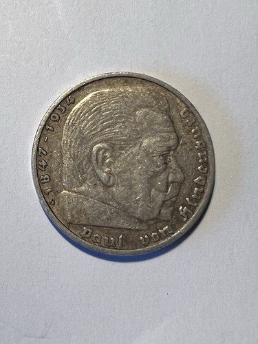 Reichsmark 1936 paul von - 5, 1936,