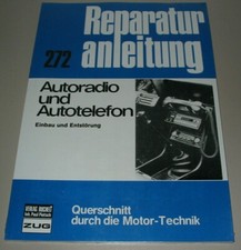 Reparaturanleitung Oldtimer Autoradio Auto Telefon Einbau + Entstörung Buch NEU!