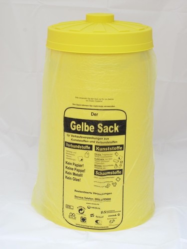 Sacktonne gelb mülleimer - gelb,