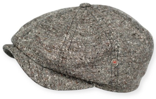 Bakerboy tweed schwarz weiß - bakerboy,