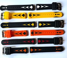 Set - 6 Uhrenarmbänder, Silikon,  22mm, NEU aus Lagerauflösung - TOPPREIS !!