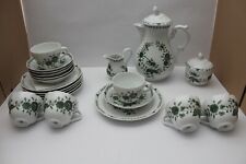 Hutschenreuther Maria Theresia Schlossgarten Kaffeeservice 6 Personen 21 Teile