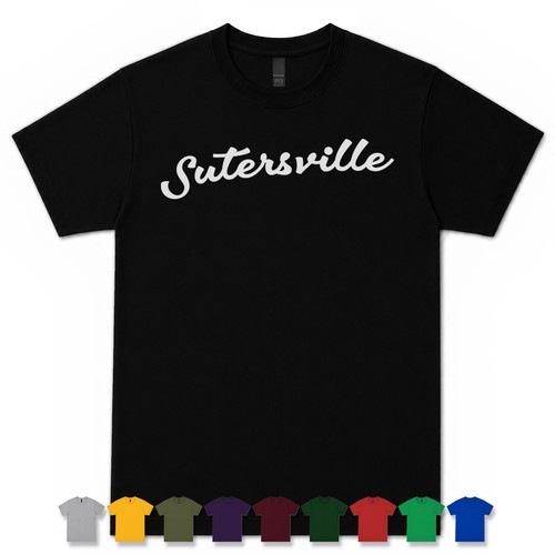 Sutersville retro script - sutersville,