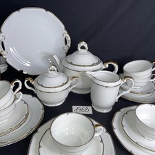 Zuckerdose Art Deco Kaffee & Teeservice Mitterteich Bavaria 20er Porzellan