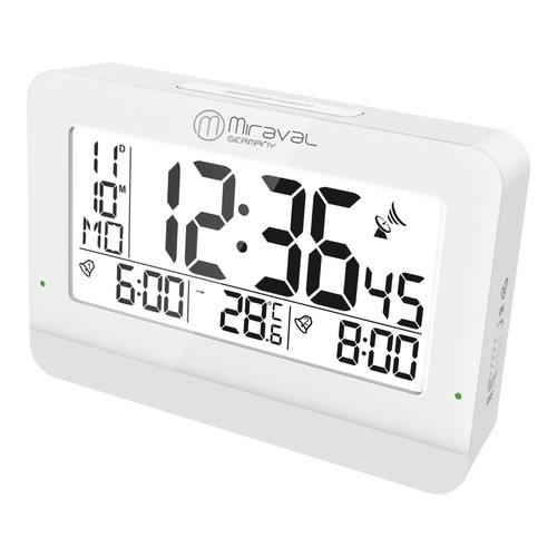 Lcd digitaler funkwecker - digitaler,