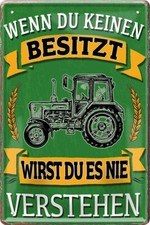 Blechschilder lustiger traktor - blechschilder,