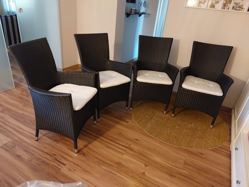 Schwarze rattansessel für - schwarze,