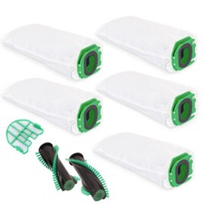 Staubsaugerbeutel, Filter, Rundbürsten passend für Vorwerk Kobold VB100 EBB100