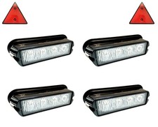 4x LED Frontblitzer ORANGE E9